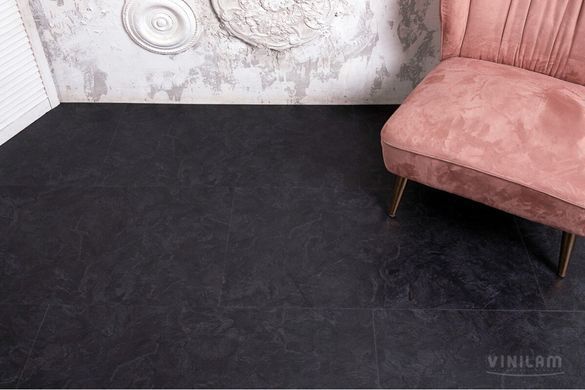 Фото Ceramo Vinilam 2,5 mm. / 61607 Сланцевий Чорний