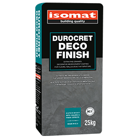 Мікроцемент DUROCRET-DECO FINISH 25кг. (Білий RAL) фінішне покриття