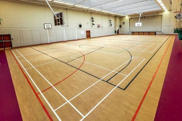 Фото Спортивний Лінолеум Gerflor Taraflex Sport Evolution Wood 6381 Maple design